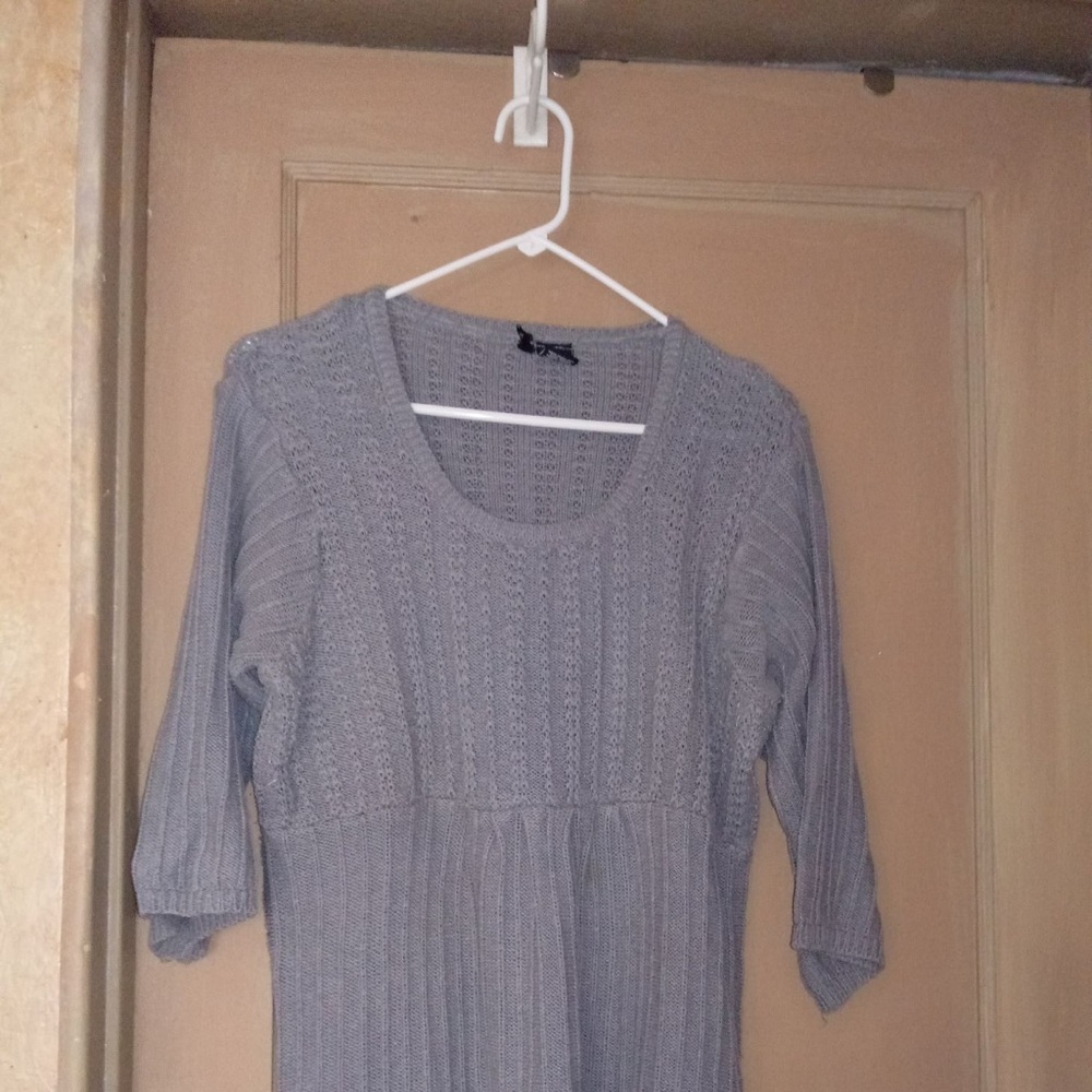 New directions grey sweater
